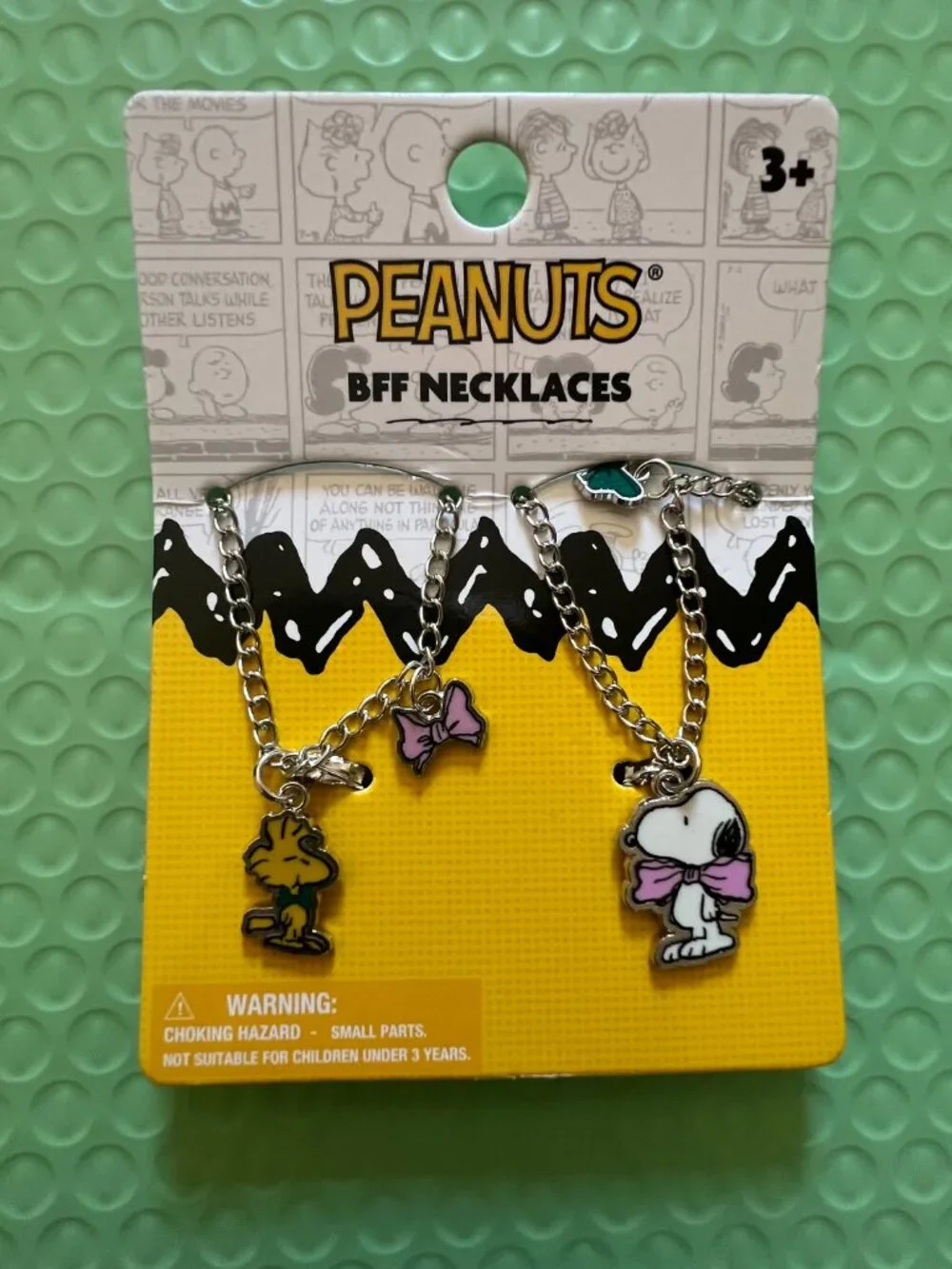 Peanuts Snoopy Woodstock 75 Years BFF Sharing Necklace Set 3+